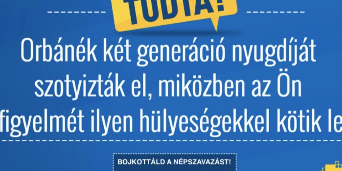 Az Együtt távolmaradásra buzdító "plakátja" a Facebook-on