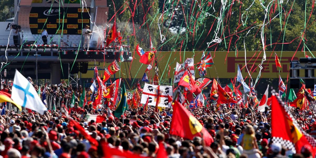 Monzában mindegy ki nyer, úgyis mindig a Ferrari a legnépszerűbb FOTÓ: EUROPRESS/GETTY IMAGES/CHARLES COATES