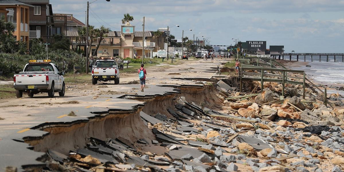 A hurrikán pusztítása Amerikában FOTÓ: EUROPRESS/GETTY IMAGES/JOE RAEDLE