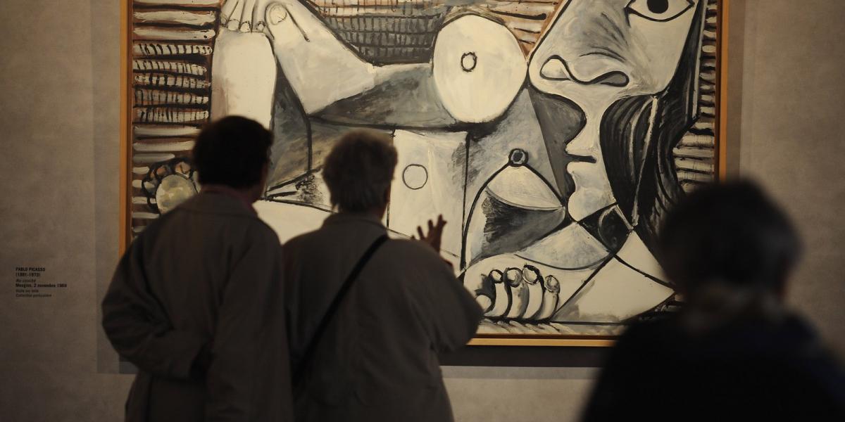 Picasso legtöbb képe szerencsére kiállításon látható FOTÓ: Getty Images, Pascal Le Segretain