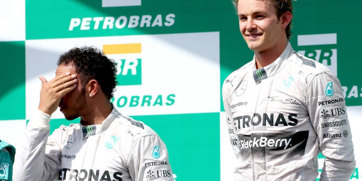 Az utóbbi három évben Rosberg legyőzte Hamiltont Brazíliában FOTÓ: EUROPRESS/GETTY IMAGES/MATTHEW STOCKMAN