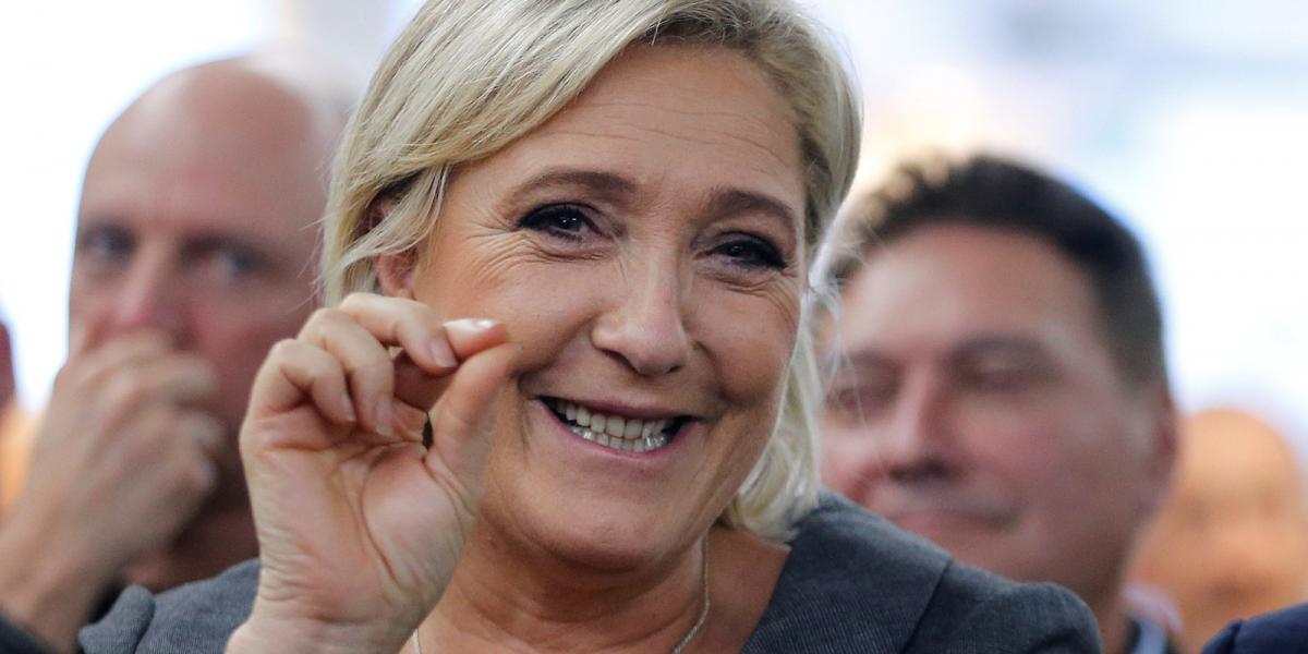 Marine Le Pen, a Nemzeti Front elnöke reménykedik legjobban a Trump-effektusban. Nem is kicsit... FOTÓ: EUROPRESS/GETTY IMAGES/C