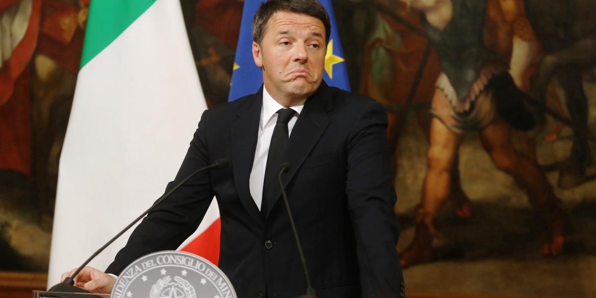 Matteo Renzi szerint nem tudták elmagyarázni az embereknek a reform lényegét FOTÓ: EUROPRESS/GETTY IMAGES/CHRIS RATCLIFFE