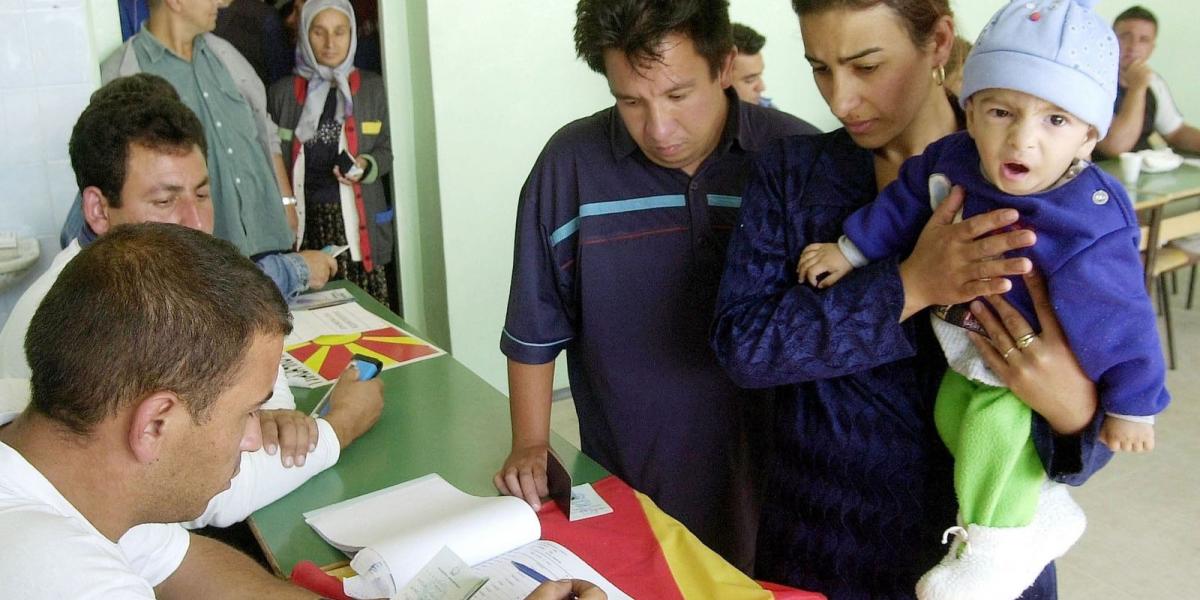 Nem valószínű, hogy a macedón voksolás megoldja majd a belpolitikai problémákat FOTÓ: EUROPRESS/GETTY IMAGES/MILOS BICANSKI