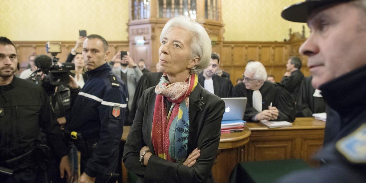 Egyelőre kérdéses, lemondatják-e Lagarde asszonyt, ha bűnösnek nyilvánítják FOTÓ: EUROPRESS/GETTY IMAGES/JASPER JUINEN