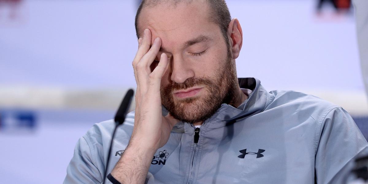 Tyson Fury azonnali hatállyal lemondott a WBA és a WBO nehézsúlyú világbajnoki övéről FOTÓ: EUROPRESS/GETTY IMAGES/SASCHA STEINB