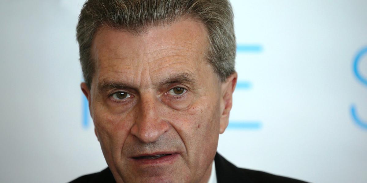 Günther Oettinger FOTÓ: Neilson Barnard/Getty Images