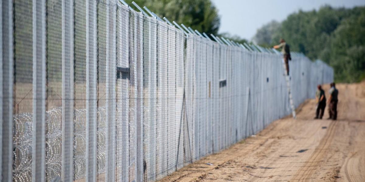 A 160 kilométer hosszú kerítés több mint 150 hektárnyi (részben védett) gyepterület megsemmisülésével járt FOTÓ: TÓTH GERGŐ