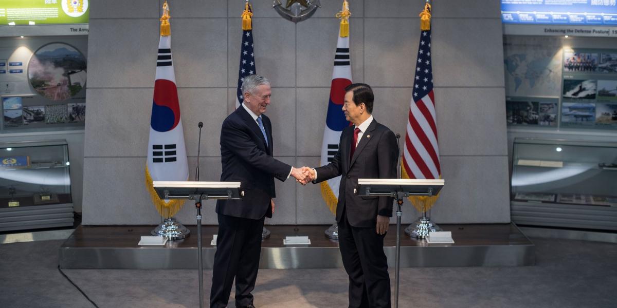 James Mattis, Han Min-Koo FOTÓ:Pool/Getty Images