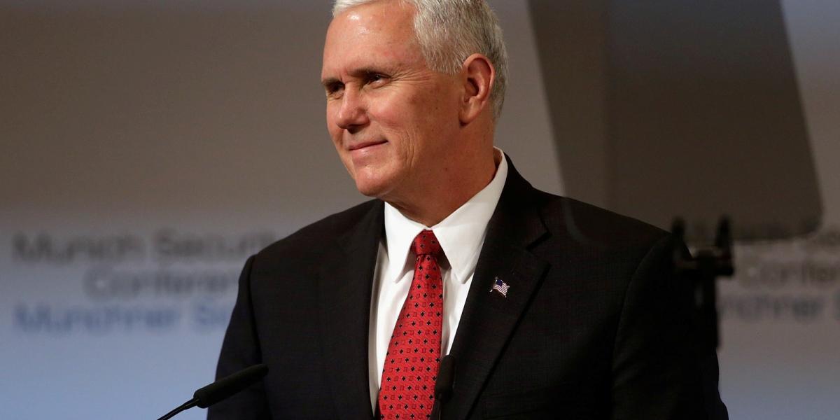  Mike Pence - Fotó: Johannes Simon/Getty Images
