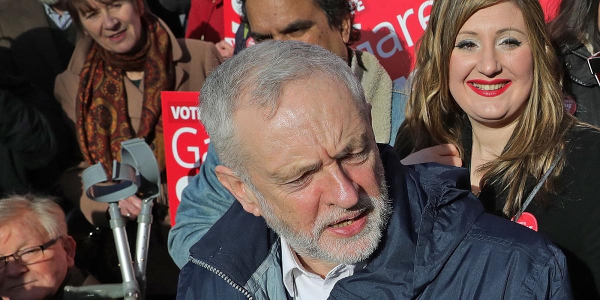 Jeremy Corbyn öröme nem lehet felhőtlen FOTÓ: EUROPRESS/GETTY IMAGES