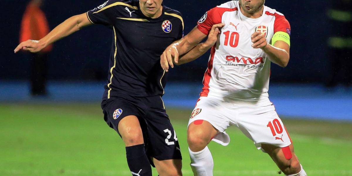 Coric (sötét mezben) a zágrábiak legértékesebb fiatal futballistája FOTÓ: EUROPRESS/GETTY IMAGES/SRDJAN STEVANOVIC