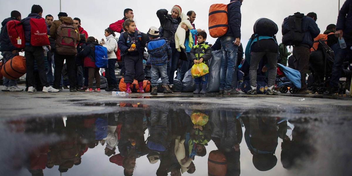 Menekültek Görögország partjainál FOTÓ: EUROPRESS/GETTY IMAGES/ALEXANDER KOERNER