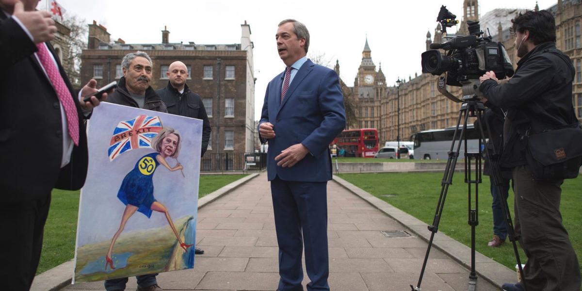 Nigel Farage lemaffiázta az Európai Parlamentet FOTÓ: EUROPRESS/GETTY IMAGES/CARL COURT