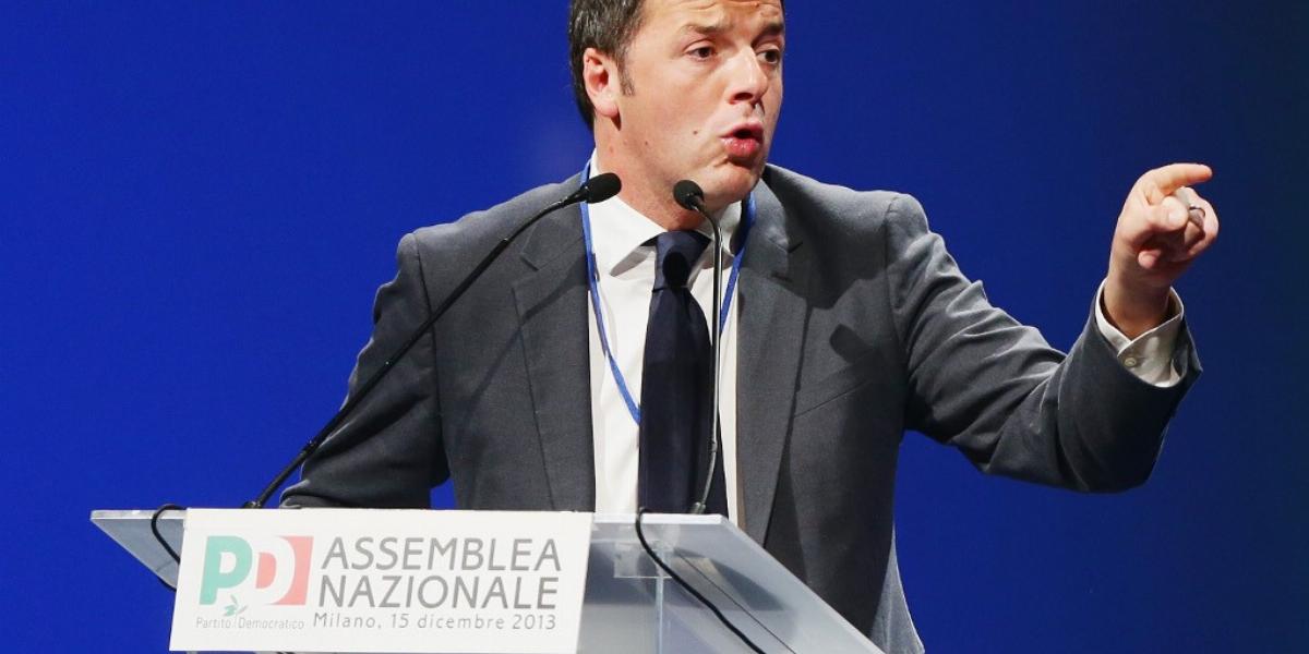 Matteo Renzi holnap kaphatja meg kormányfői megbízatását Olaszország elnökétől FOTÓ: EUROPRESS/GETTY IMAGES/VITTORIO ZUNINO CELO