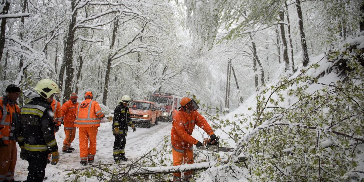 Két napja ilyen volt a környék - MTI Fotó: Komka Péter