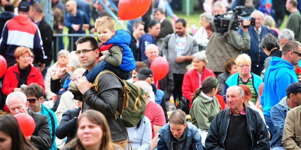 Az MSZP tavalyi majálisa a Városligetben FOTÓ: Molnár Ádám