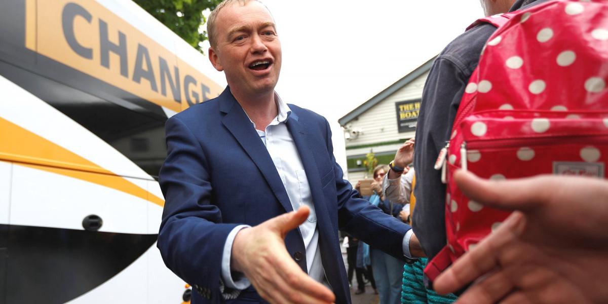 Tim Farron libdemvezető aligha hozza el a változást FOTÓ: REUTERS/PETER NICHOLLS