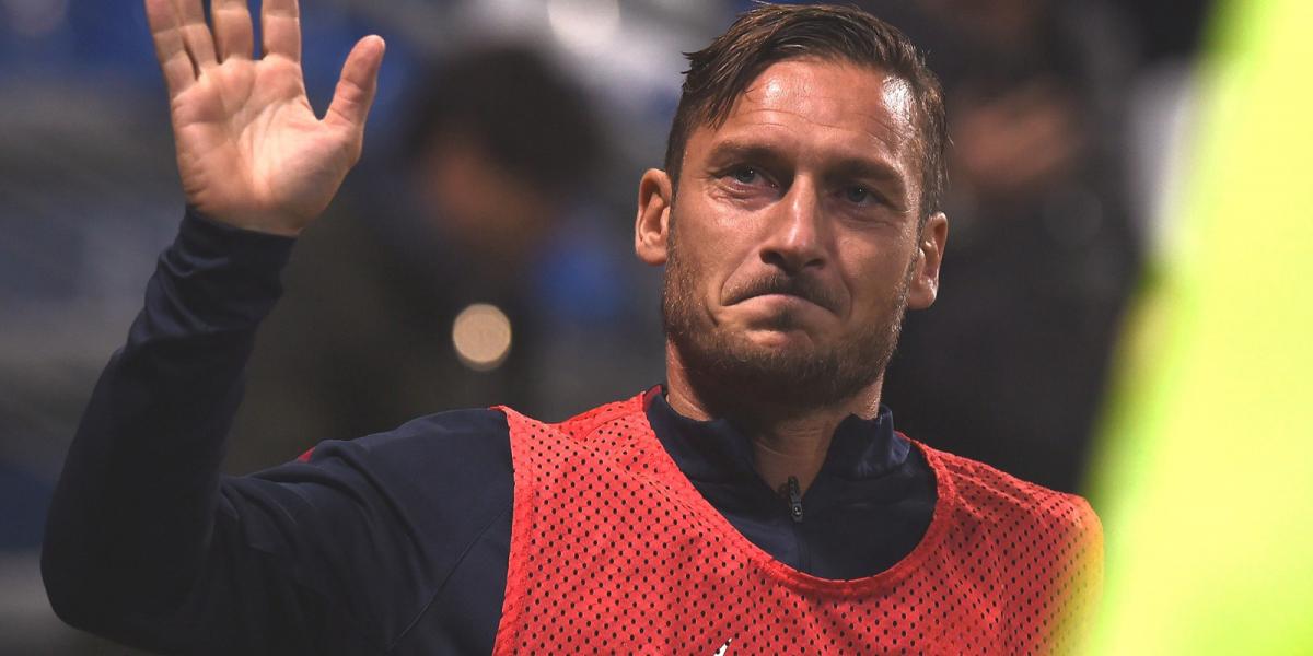 Klubjától nem szakad el Totti. FOTÓ: GETTY IMAGES/ TULLIO M. PUGLIA