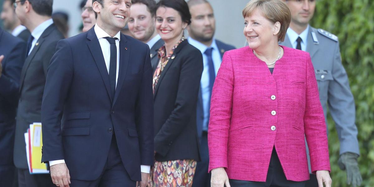 A Merkel–Macron páros sokat tehet az EU jövőjéért FOTÓ: GETTY IMAGES/SEAN GALLUP