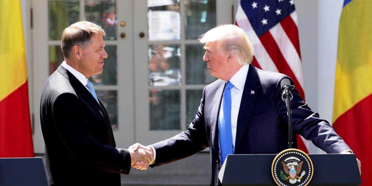 Leválasztaná a térséget az orosz energiafüggésről az amerikai elnök A képen Iohannis és Trump FOTÓ: Chip Somodevilla/Getty Image