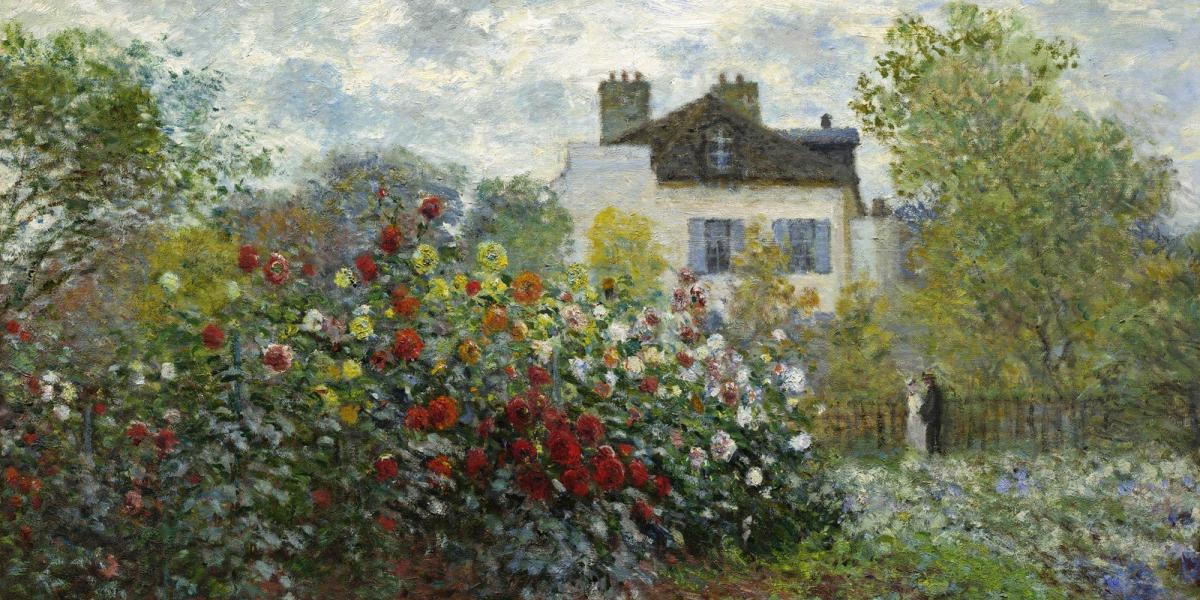 The Artist`s Garden in Argenteuil / Claude Monet, 1873 - Shutterstock fotó