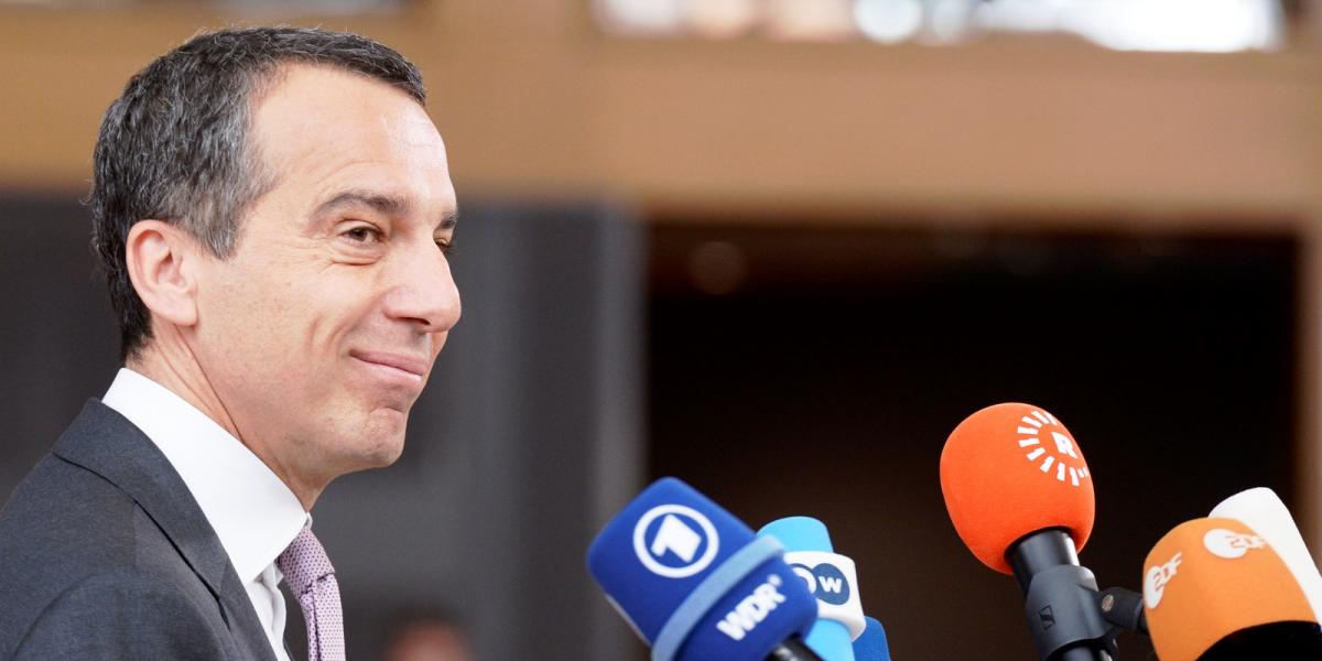 Christian Kern FOTÓ: THIERRY CHARLIER / AFP