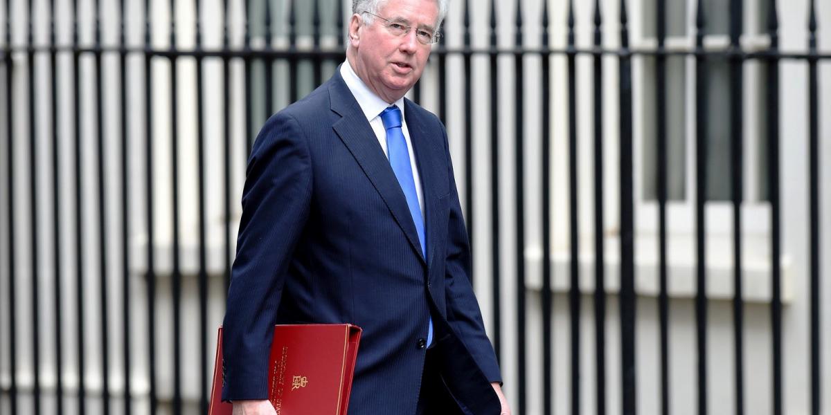 Sir Michael Fallon FOTÓ: KATE GREEN / ANADOLU AGENCY