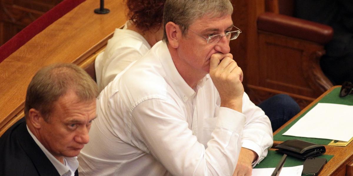 Gyurcsány Ferenc a parlamentben. FOTÓ: Molnár Ádám