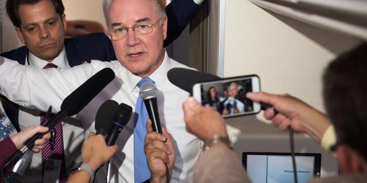 Tom Price FOTÓ: SAUL LOEB / AFP