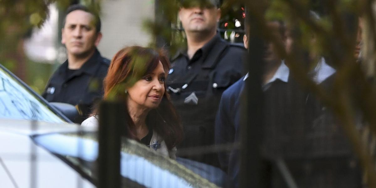 Cristina Fernandez de Kirchnert októberben hallgatta meg a Buenos Aires-i bíróság a korrupciós vádak miatt - Fotó: EITAN ABRAMOV