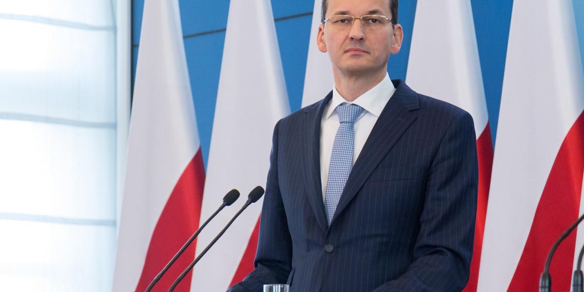 Mateusz Morawiecki kijelölt miniszterelnök. FOTÓ: MATEUSZ WLODARCZYK / NURPHOTO