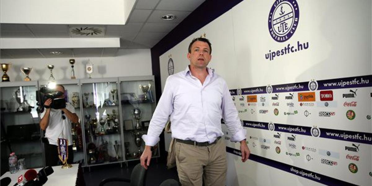 Roderick Duchatelet, az Újpest FC elnöke, tulajdonosa. FOTÓ: MTI, Illyés Tibor