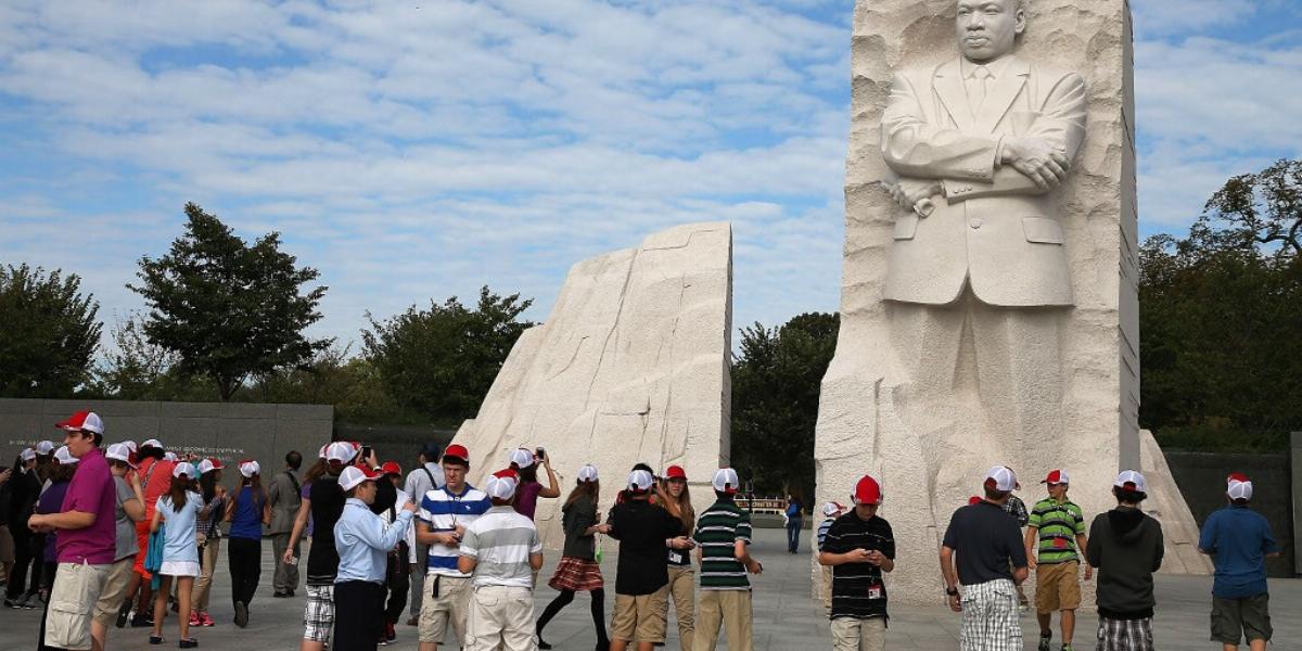 Újra látogatható a washingtoni Martin Luther King-emlékmű is FOTÓ: EUROPRESS/GETTY IMAGES/MARK WILSON