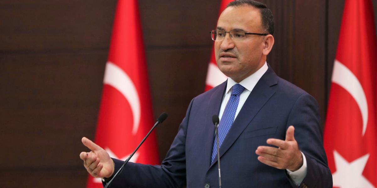 Bekir Bozdag török kormányszóvivő. Fotó: Arda Kucukkaya / ANADOLU AGENCY