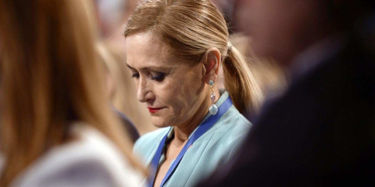 Cristina Cifuentes. Fotó: CRISTINA QUICLER / AFP