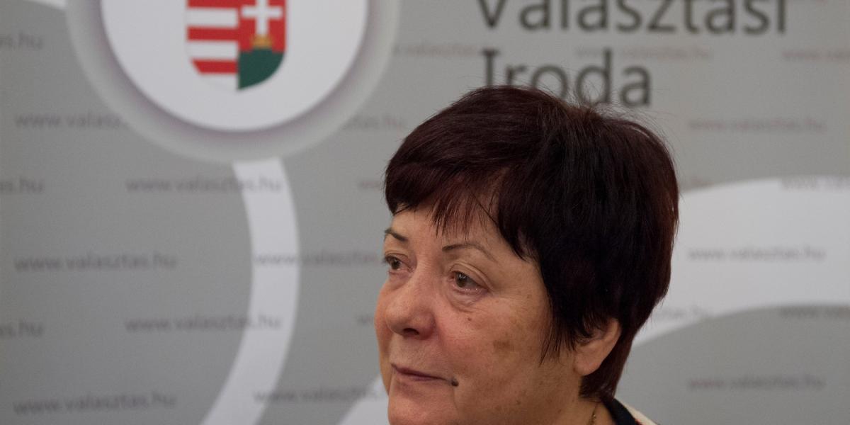 Pálffy Ilona, Nemzeti Választási Iroda elnöke. Fotó: Vajda József