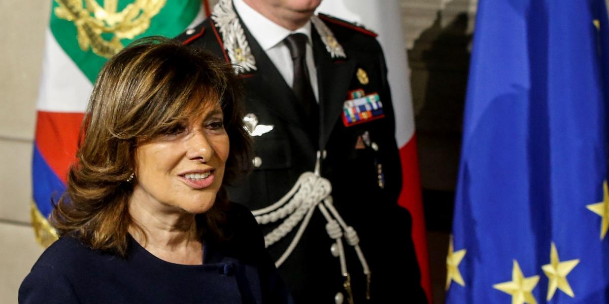 Maria Elisabetta Alberta Casellati. Fotó: Fabio Frustaci / AFP