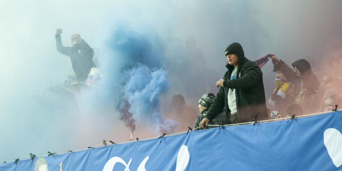 A Hajduk Split szurkolói /AFP fotó