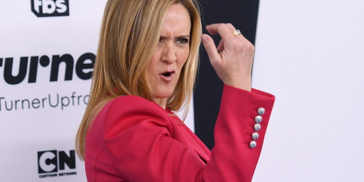 Samantha Bee újságíró Fotó: AFP