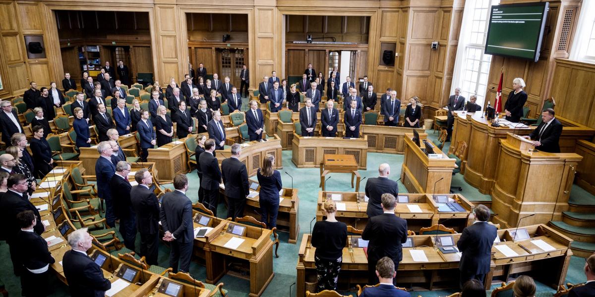 A dán parlament - AFP fotó