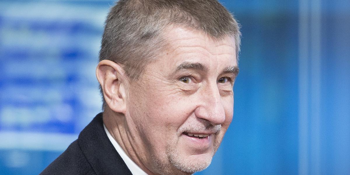 Andrej Babis. Fotó: AFP/Wiktor Dabkowski