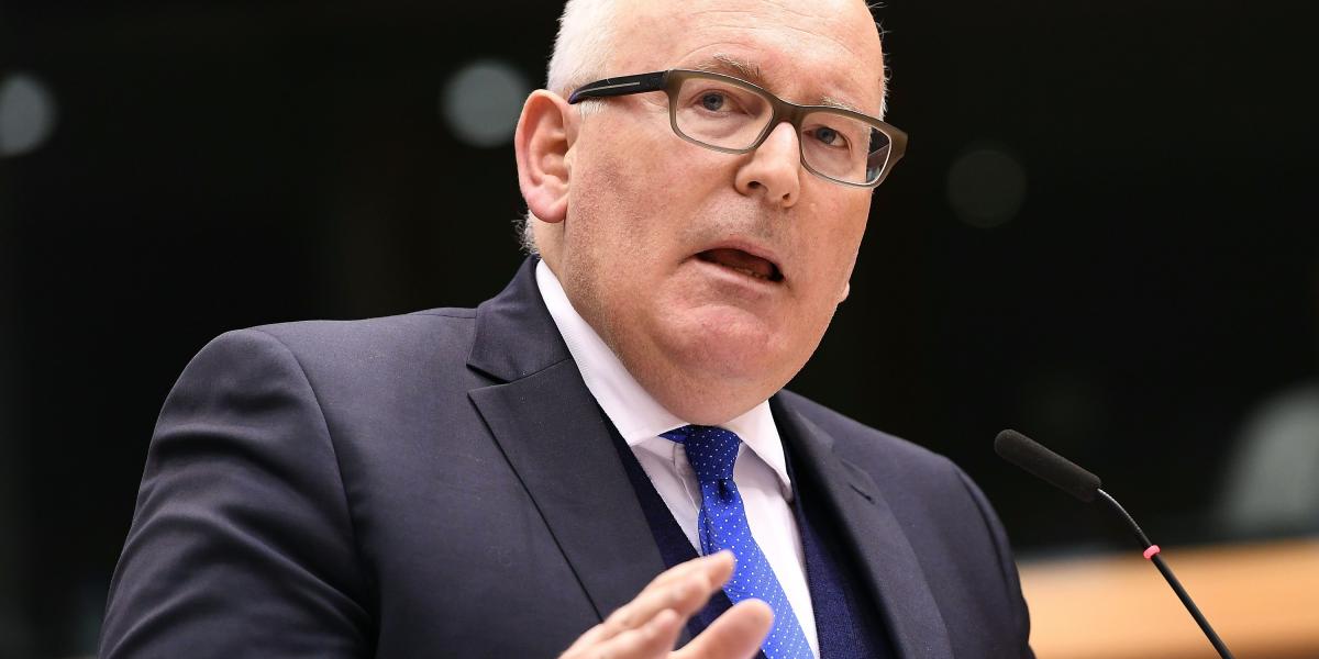 Frans Timmermans -  FOTÓ: EMMANUEL DUNAND / AFP