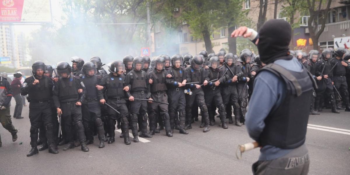 Luhanszkban nem unatkoznak a rendfenntartók, a szakadárok újabb ostromot indítottak FOTÓ: EUROPRESS/GETTY IMAGES/SCOTT OLSON