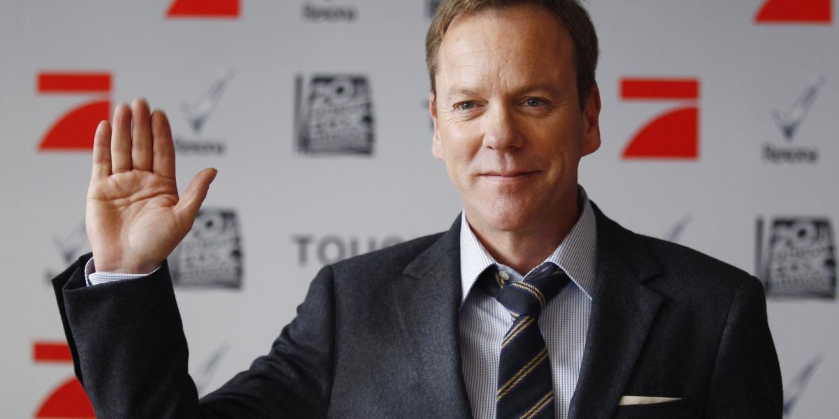 Kiefer Sutherland a 24-gyel a legjobb folytatásossorozat-színész kategóriában nyert Emmy-díjat. Fotó: Andreas Rentz/Getty Images