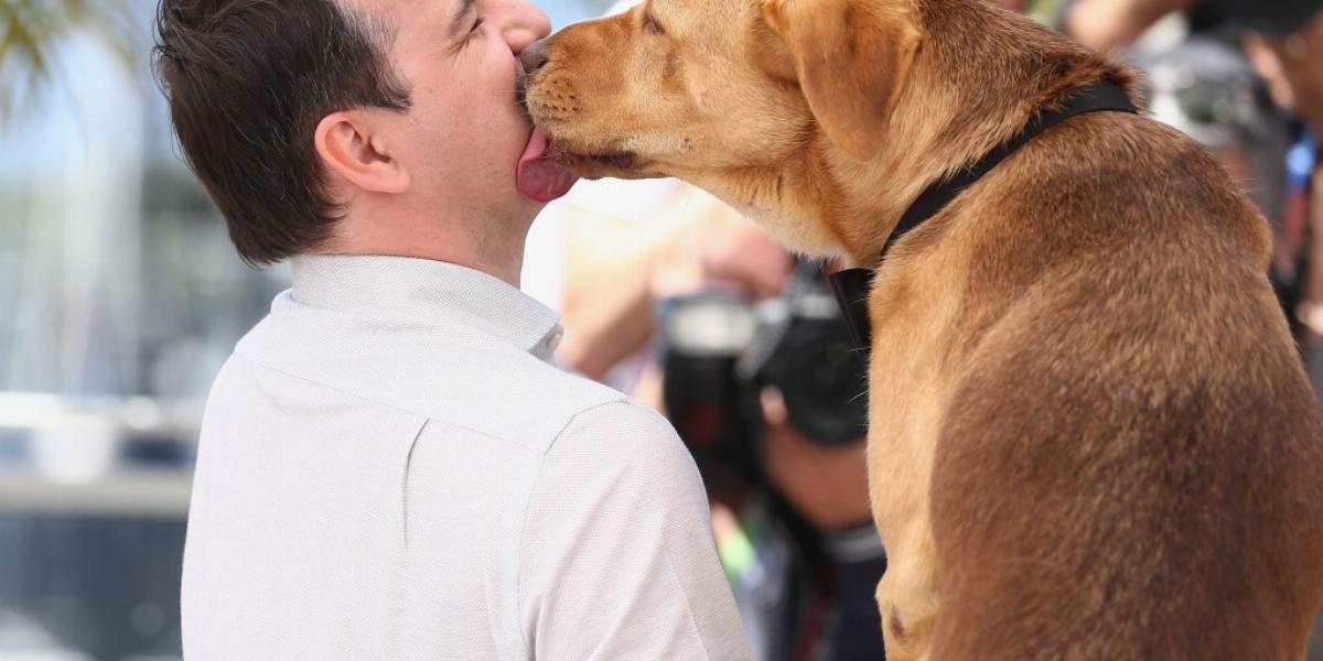 Meghitt pillanat Cannes-ban Mundruczó Kornél új filmjének egyik főszereplőjével FOTÓ: EUROPRESS/GETTY IMAGES/ANDREAS RENTZ