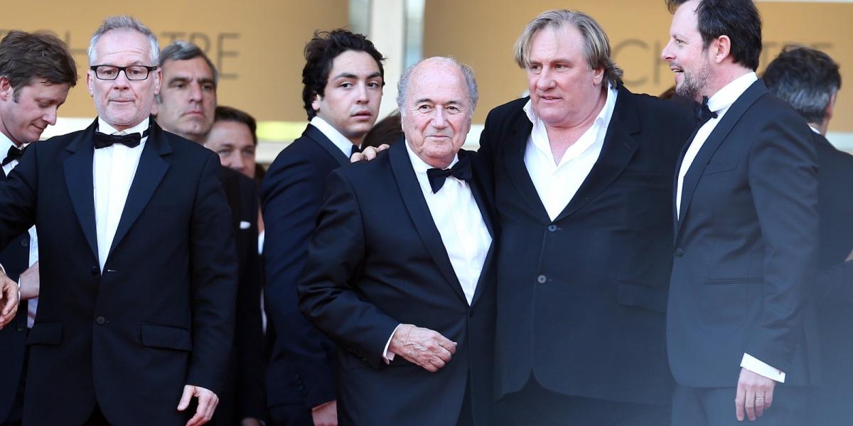 Depardieu és Ferrara a Cannes-i bemutató után. - Fotó: Gettyimages