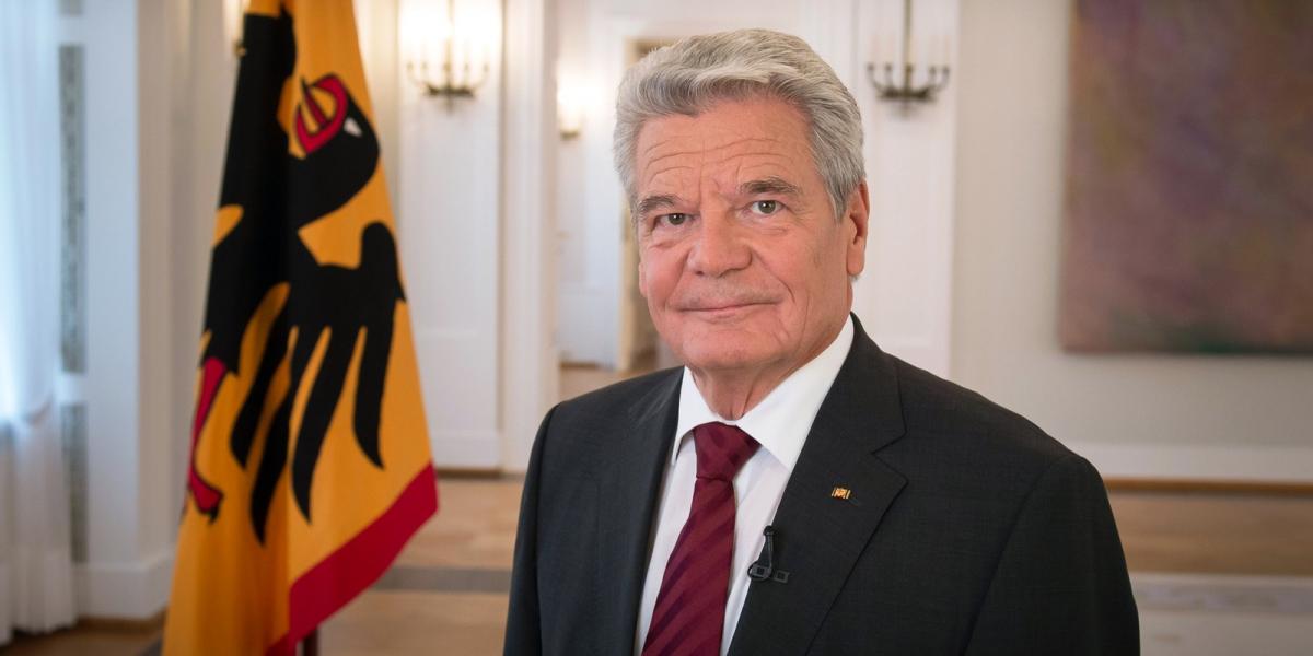 Joachim Gauck német elnök magyarázatot vár. Fotó: Guido Bergmann/Bundesregierung via Getty Images.