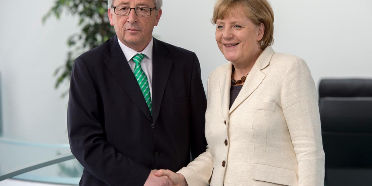 Angela Merkel és Jean-Claude Juncker  Fotó: Getty Images  