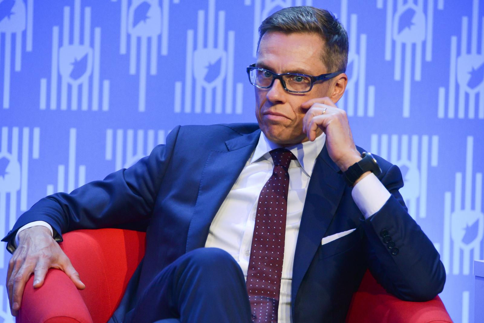 Alexander Stubb a Varsói Biztonsági Fórumon, 2017-ben